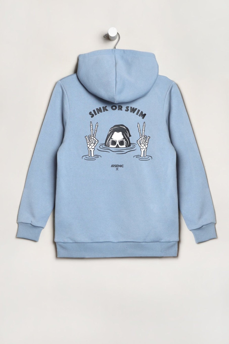 Youth Arsenic | Arsenic Sink Of Swim Youth Hoodie Baby Blue