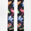 Mens Zoo York | Zoo York Mens Pool Floaties Crew Socks Black