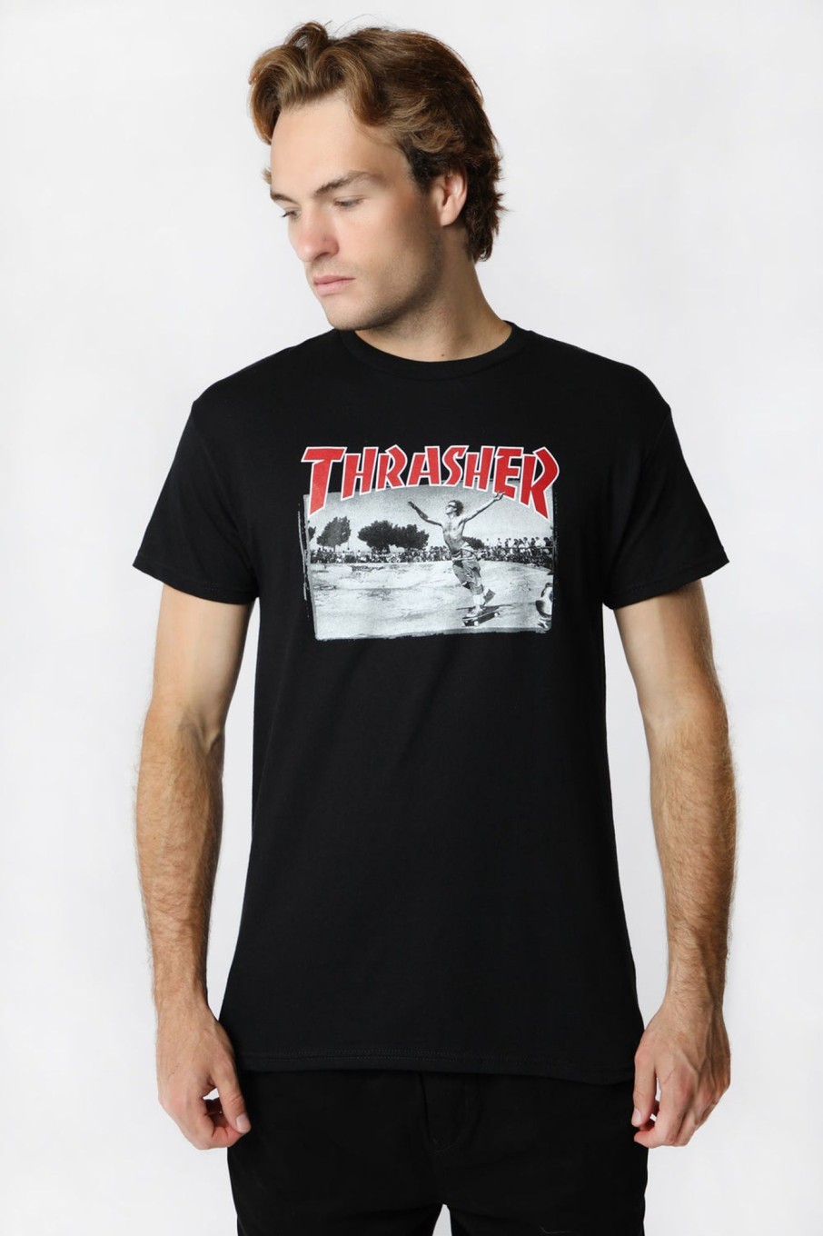 Mens Thrasher | Thrasher Jake Dish T-Shirt Black