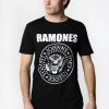 Mens West49 | Mens Ramones Crest T-Shirt Black