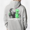 Mens Arsenic | Arsenic Mens Alien Hoodie Light Grey