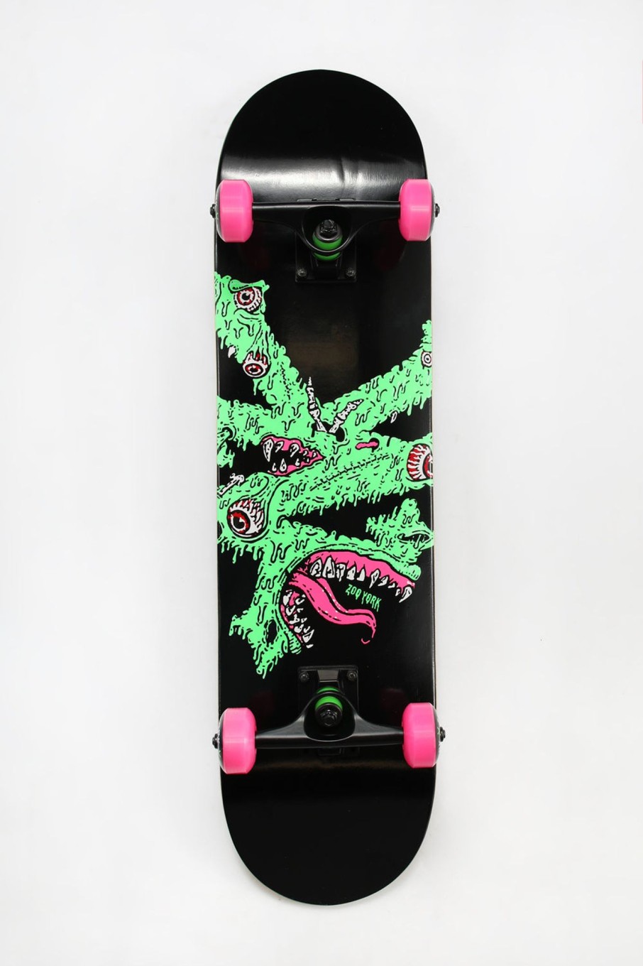 Skate Zoo York | Zoo York Slime Logo Skateboard 7.75" Black