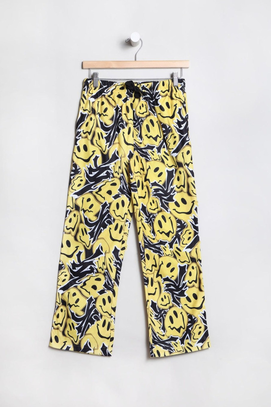 Youth Zoo York | Zoo York Youth Smileys Print Pajama Bottoms Yellow