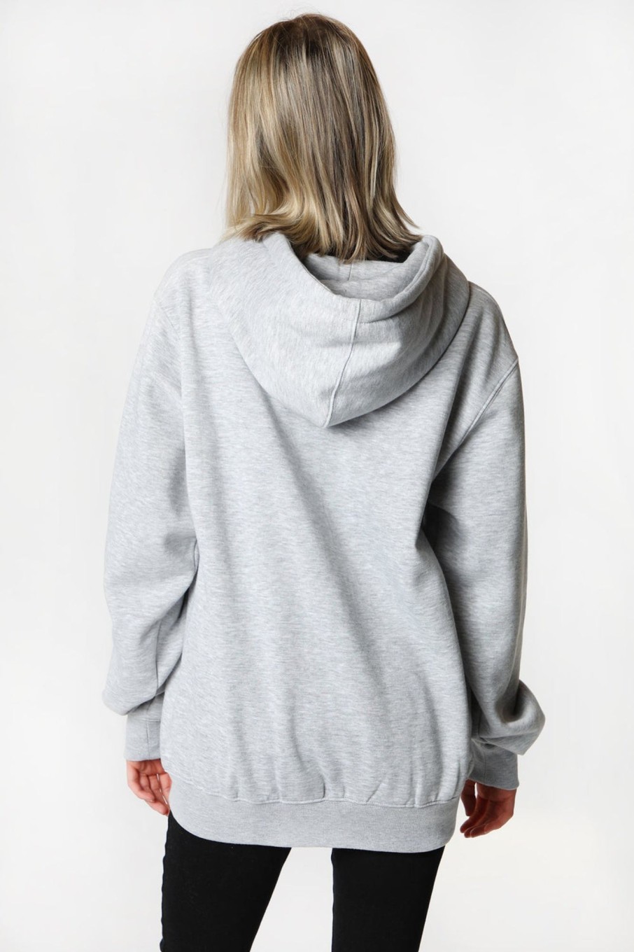 Womens Sovrn Voices | Womens Sovrn Voices Graphic Zip-Up Hoodie Heather Grey