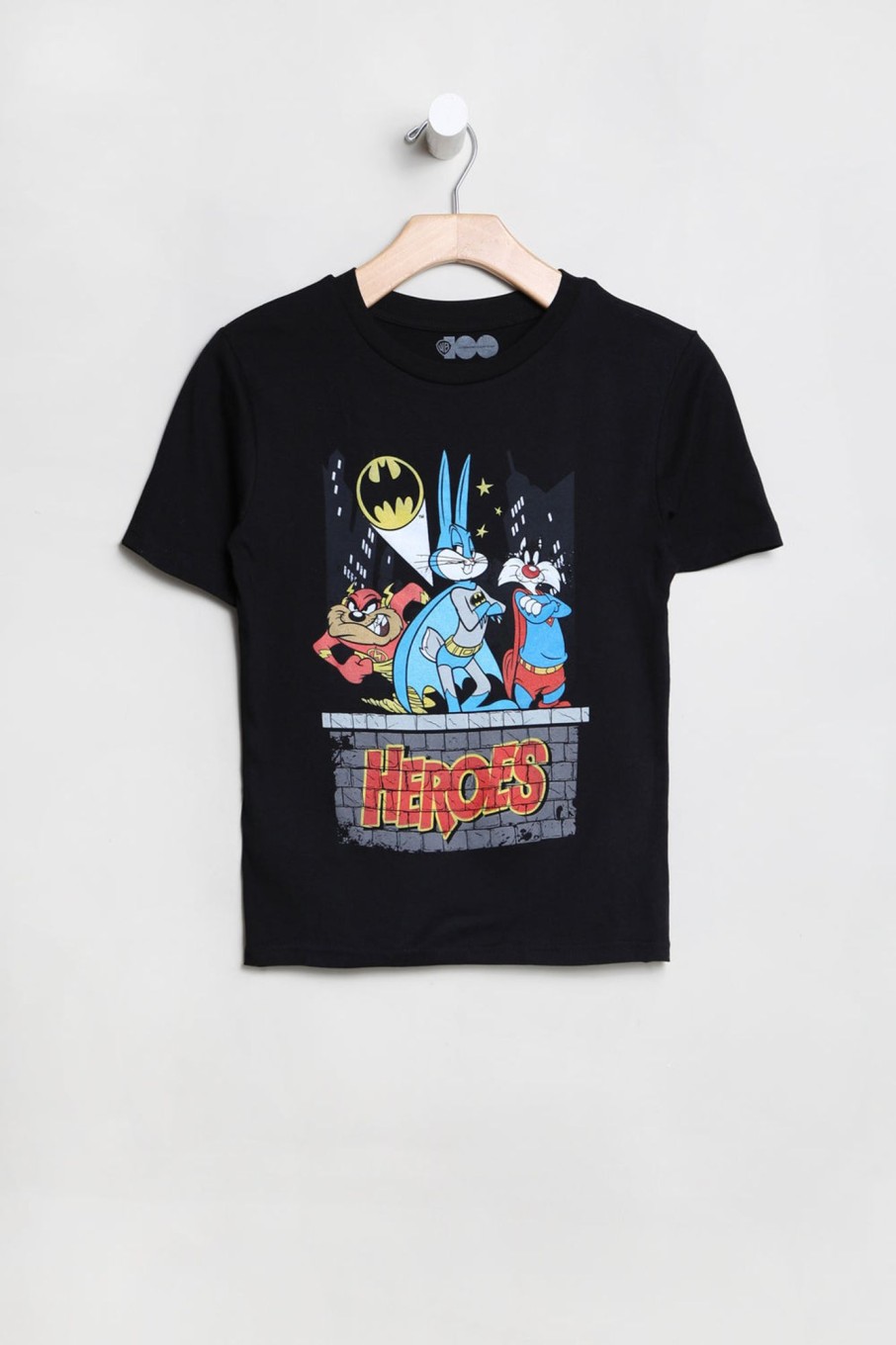 Youth West49 | Youth Heroes Graphic T-Shirt Black