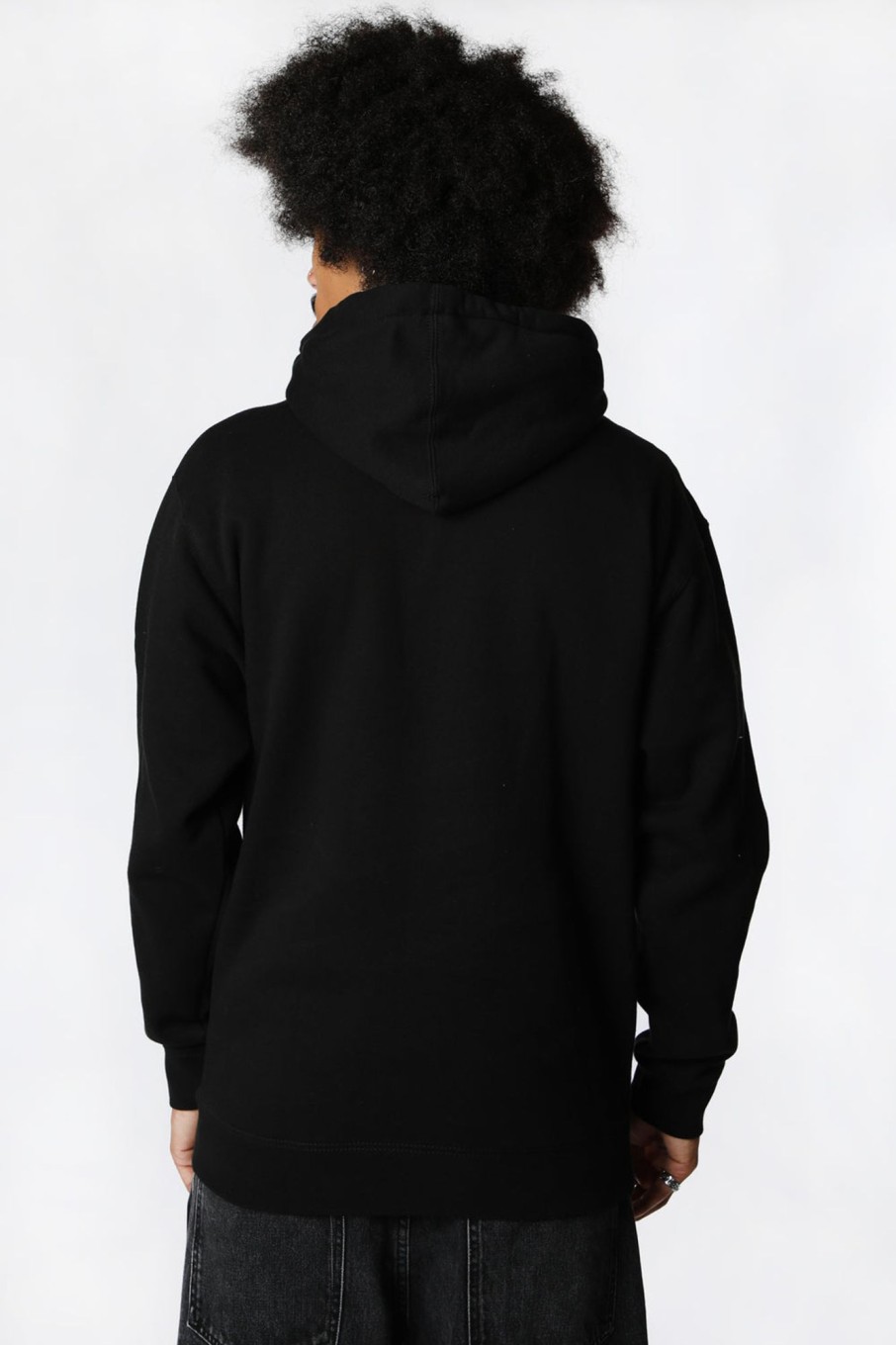 Mens Grizzly | Grizzly Brushwork Hoodie Black