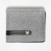 Mens Zoo York | Zoo York Logo Canvas Wallet Heather Grey