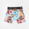 Mens Zoo York | Zoo York Mens Donut Print Boxer Brief Blue