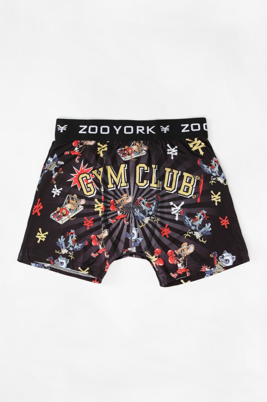 Mens Zoo York | Zoo York Mens Gym Club Boxer Brief Charcoal