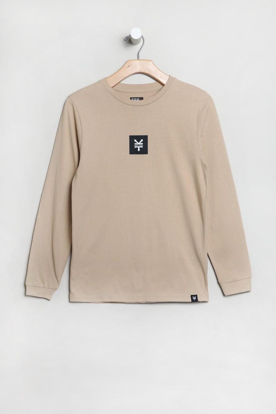 Youth Zoo York | Zoo York Youth Square Logo Long Sleeve Top