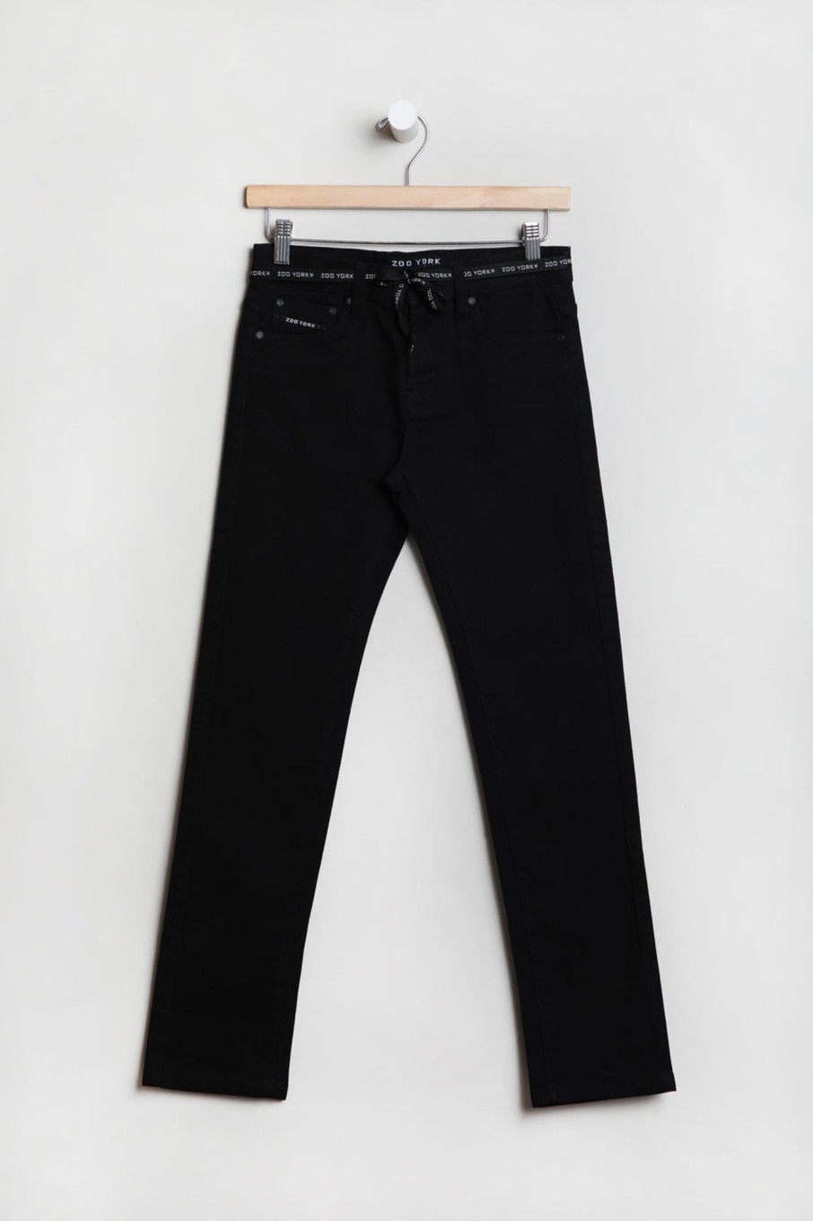 Youth Zoo York | Zoo York Youth Bull Denim Skinny Jeans Black