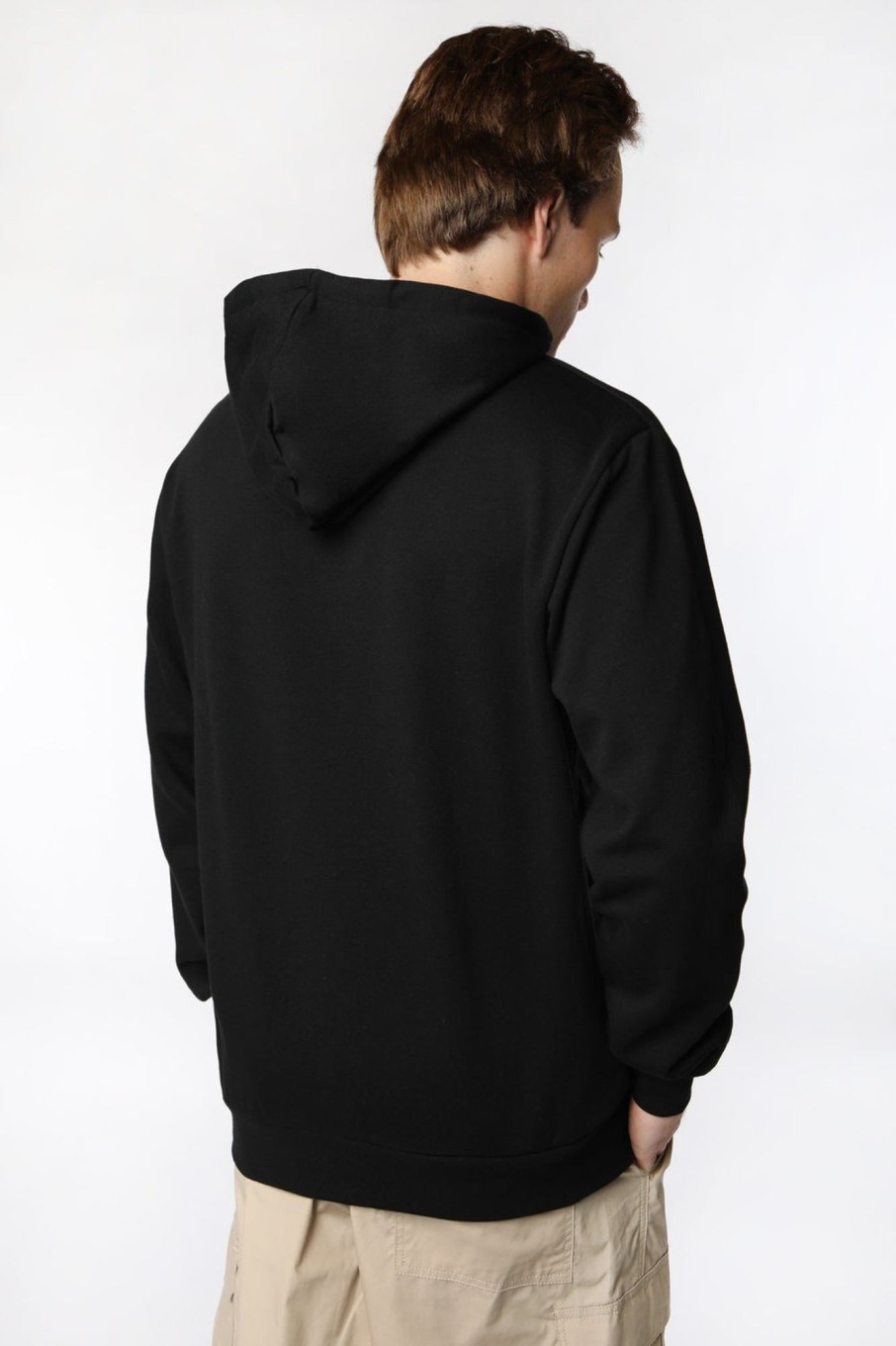 Mens Zoo York | Zoo York Mens Nyc Teddy Hoodie Black