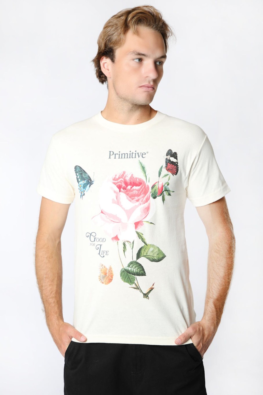 Mens Primitive | Primitive Essence T-Shirt Cream