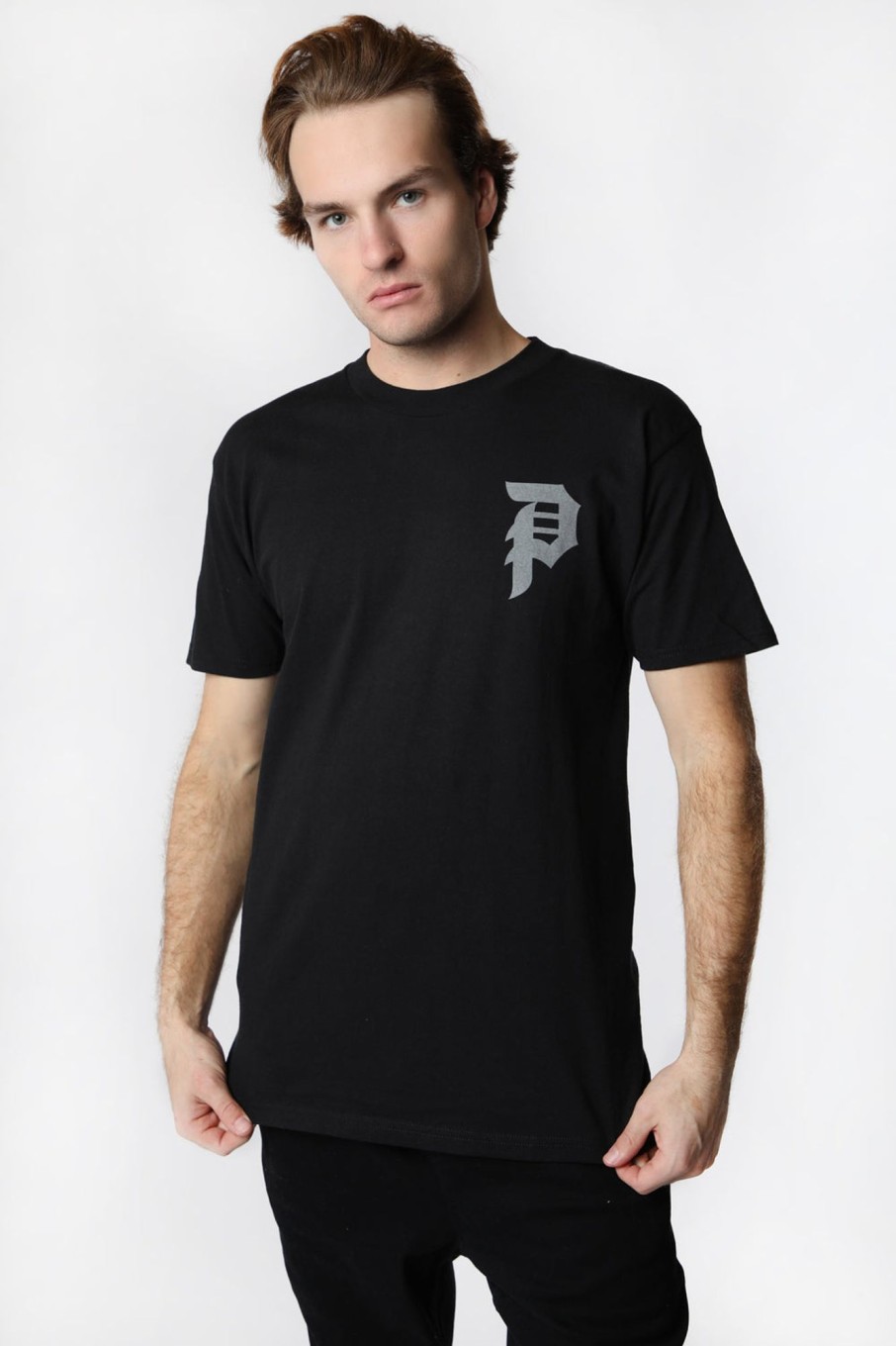 Mens Primitive | Primitive Warning T-Shirt Black