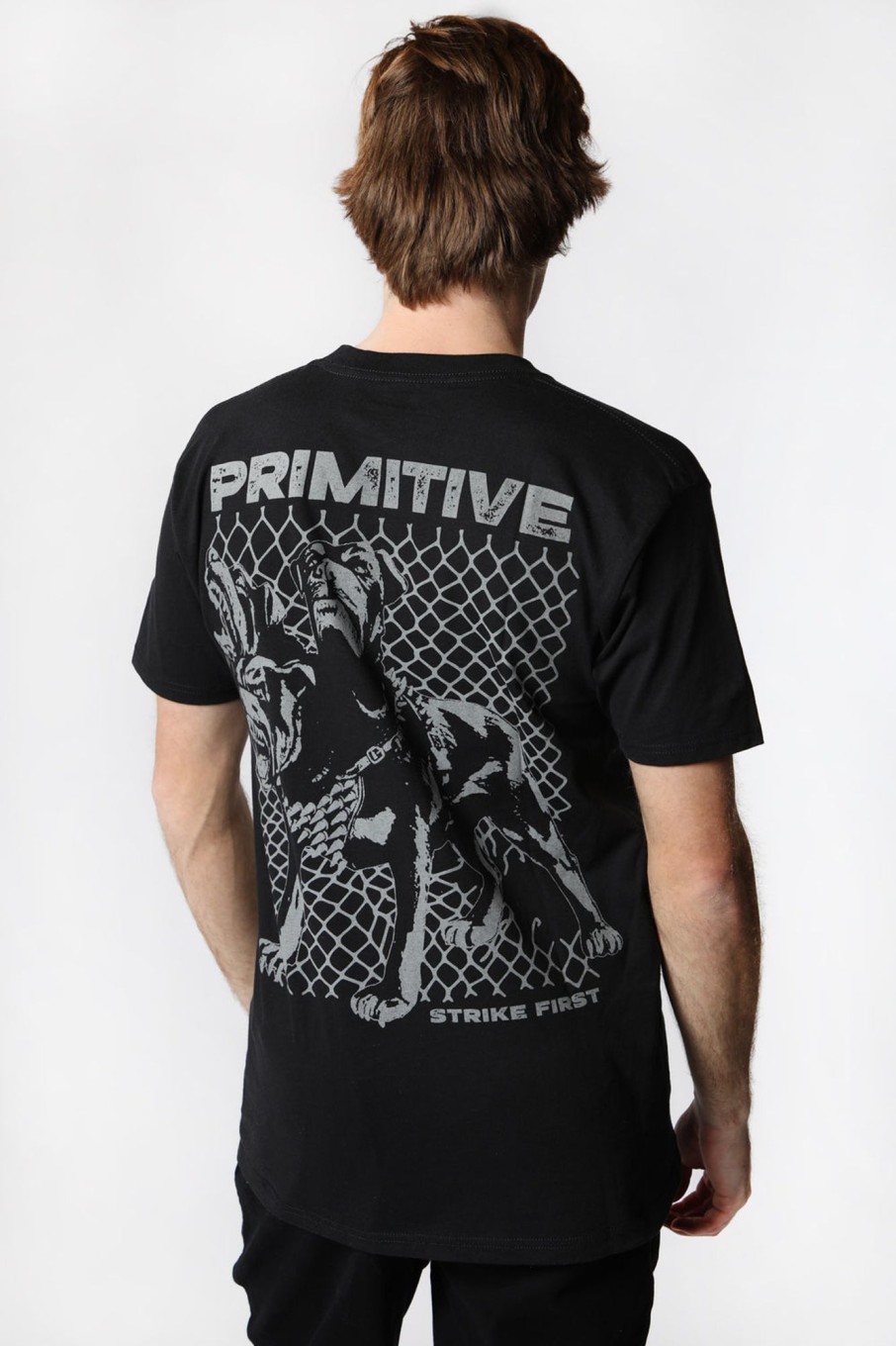 Mens Primitive | Primitive Warning T-Shirt Black