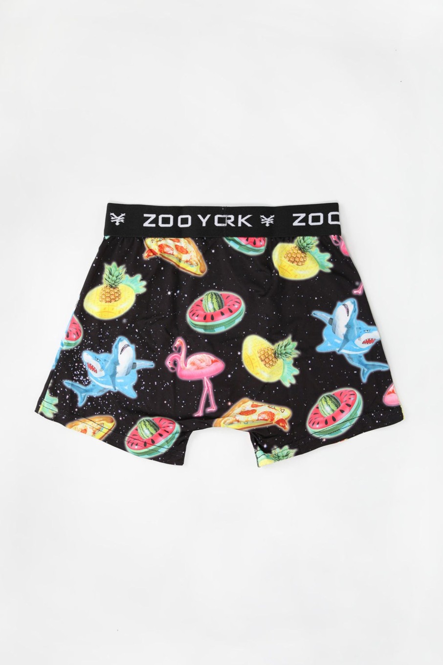 Mens Zoo York | Zoo York Mens Pool Floaties Boxer Brief Black