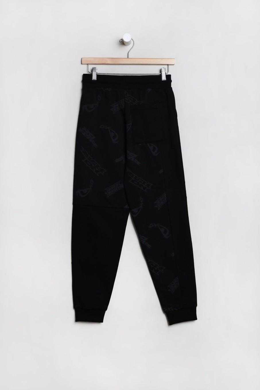 Youth No Fear | No Fear Youth Allover Logo Print Joggers Black