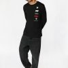 Mens Zoo York | Zoo York Mens Multi Logo Long Sleeve Top