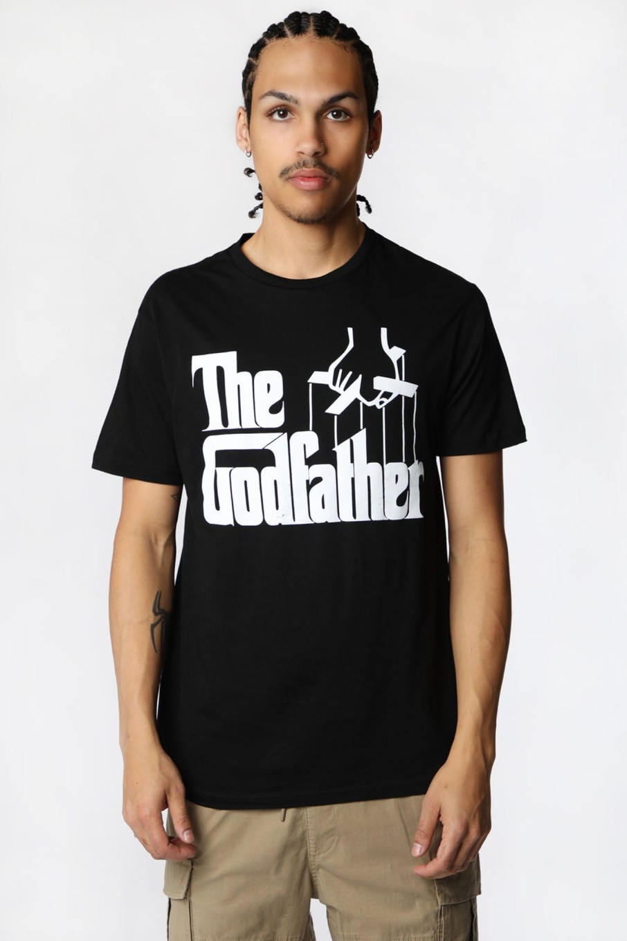 Mens West49 | Mens The Godfather T-Shirt Black