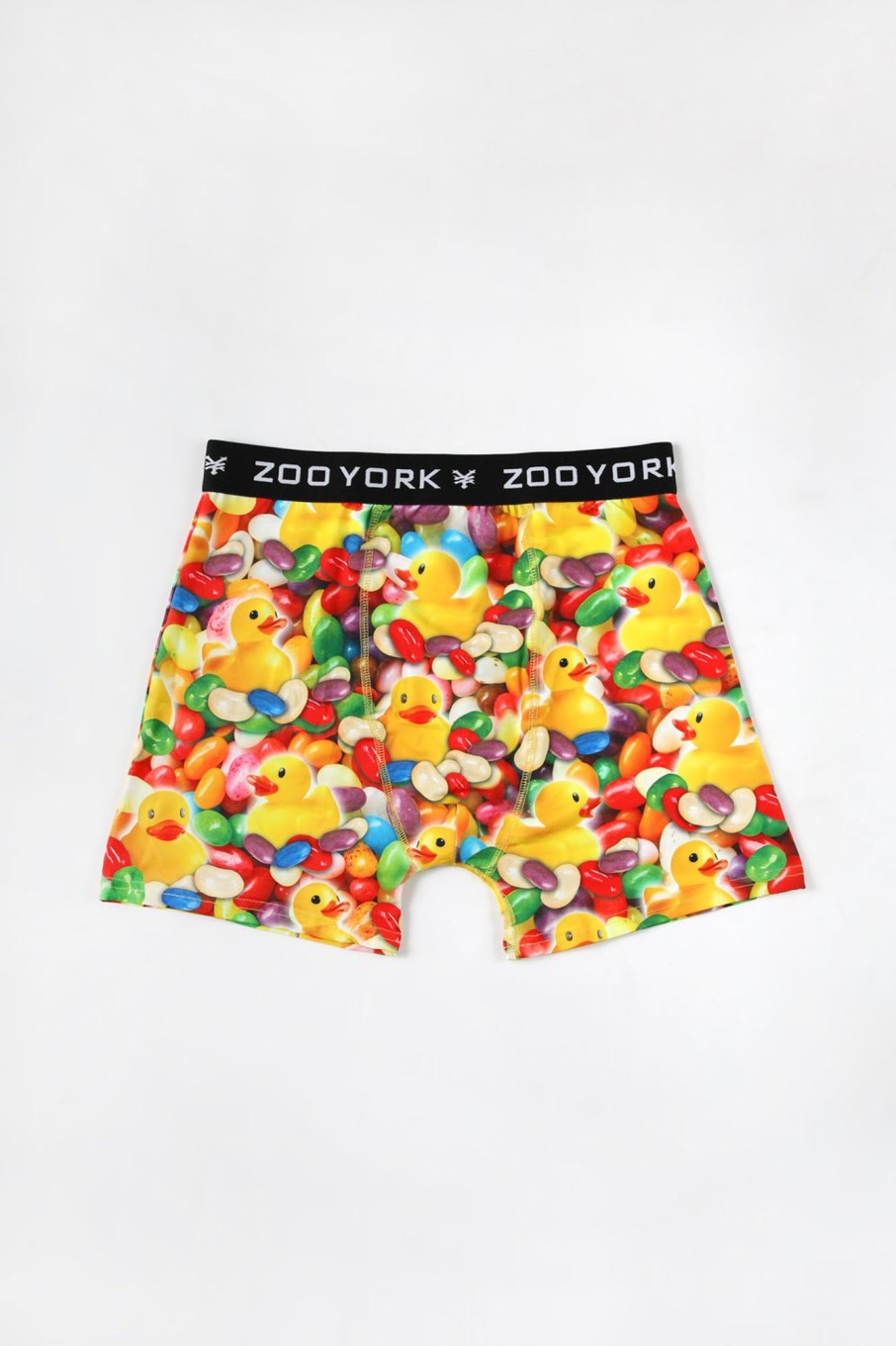 Mens Zoo York | Zoo York Mens Jelly Beans & Rubber Duckies Boxer Brief Yellow