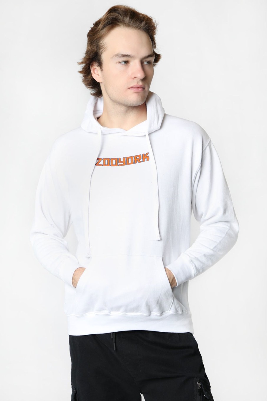 Mens Zoo York | Zoo York Mens Dragon Ramen Hoodie White