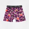 Mens Zoo York | Zoo York Mens Eggplant & Peach Boxer Brief Purple