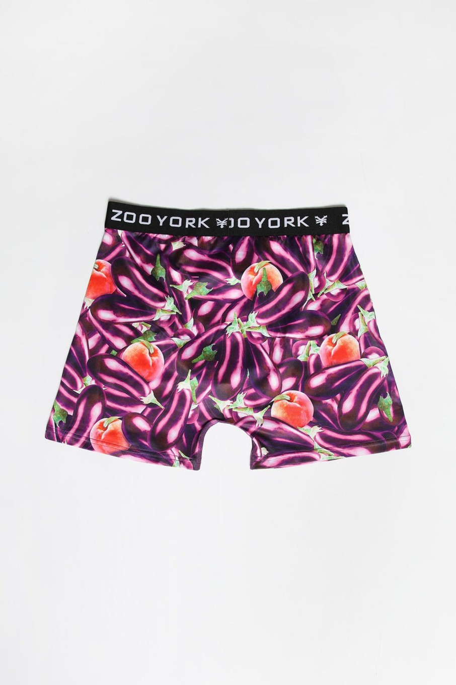 Mens Zoo York | Zoo York Mens Eggplant & Peach Boxer Brief Purple