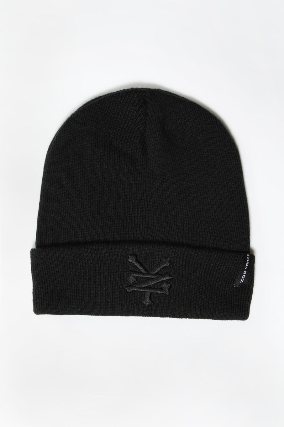 Mens Zoo York | Zoo York Mens Tonal Logo Foldup Beanie