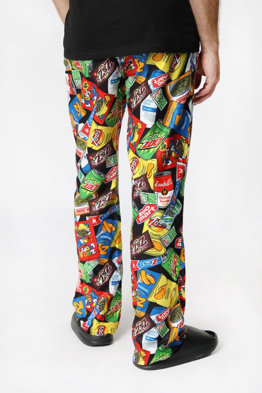 Mens Zoo York | Zoo York Mens Printed Zoo Mart Pajama Bottoms Multi