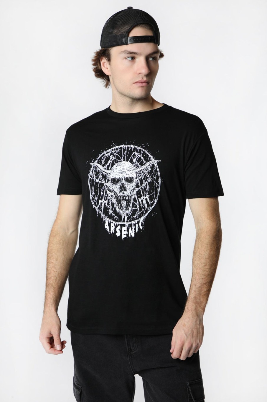 Mens Arsenic | Arsenic Mens Circle T-Shirt Black