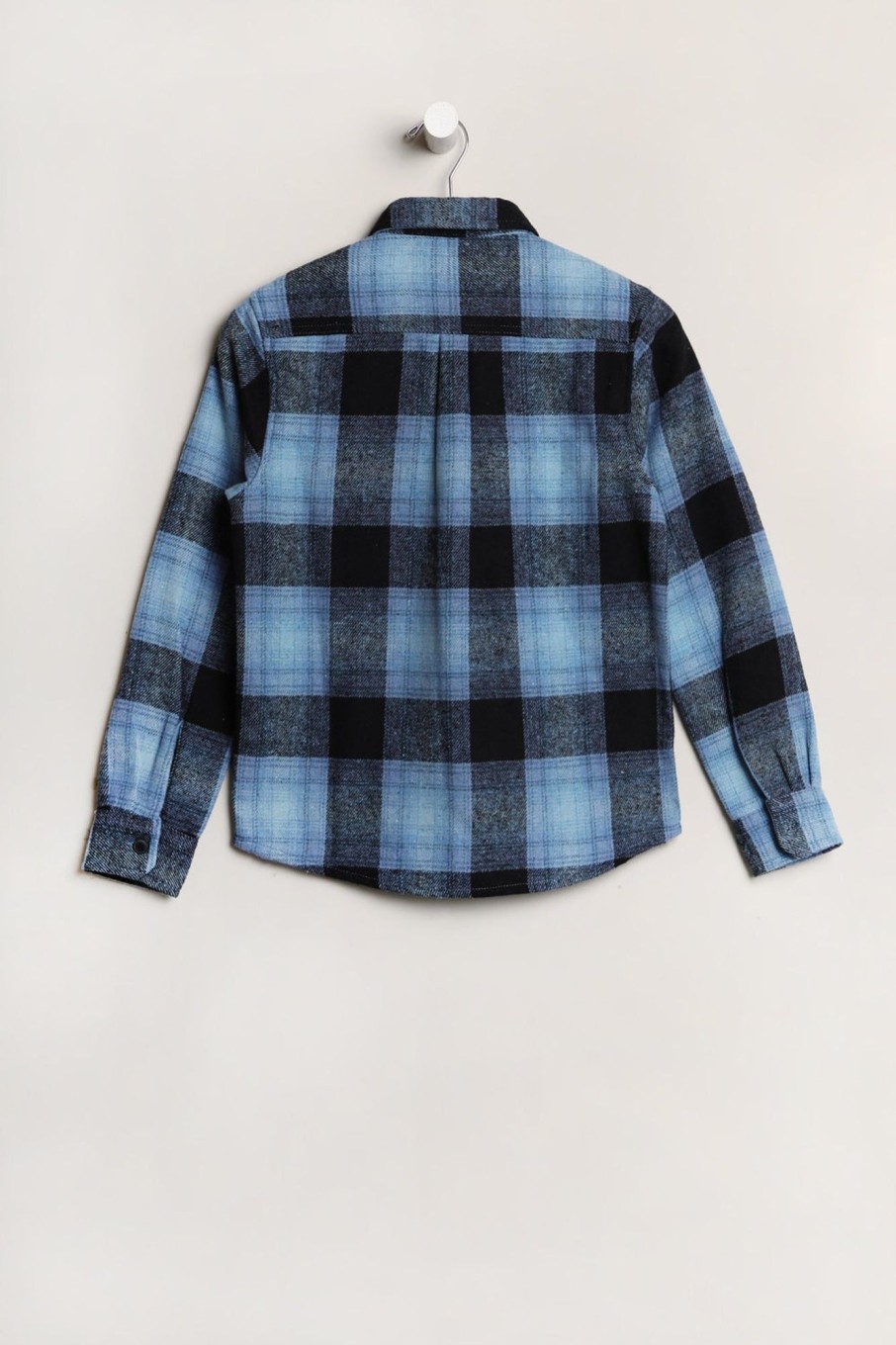 Youth Amnesia | Amnesia Youth Flannel Plaid Button-Up Blue