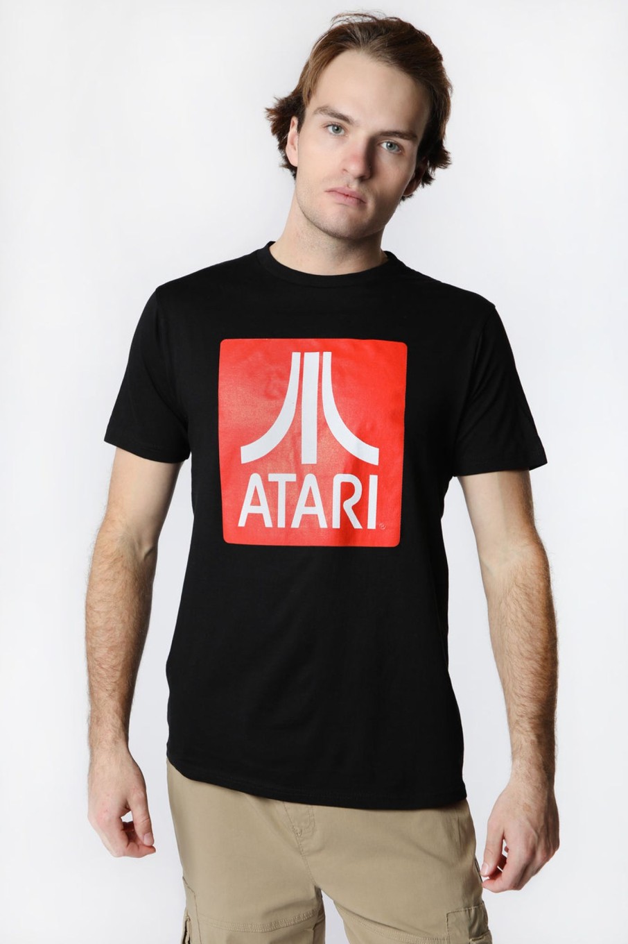 Mens West49 | Mens Atari Logo T-Shirt Black