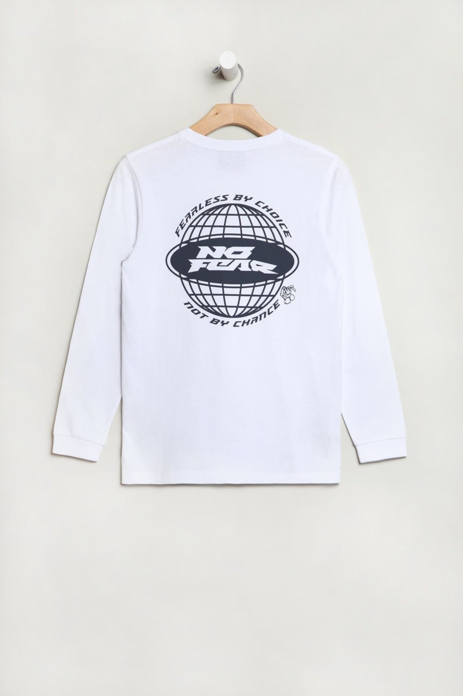 Youth No Fear | No Fear Youth Graphic Long Sleeve Top White