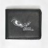 Mens No Fear | No Fear Faux Leather Logo Wallet Black