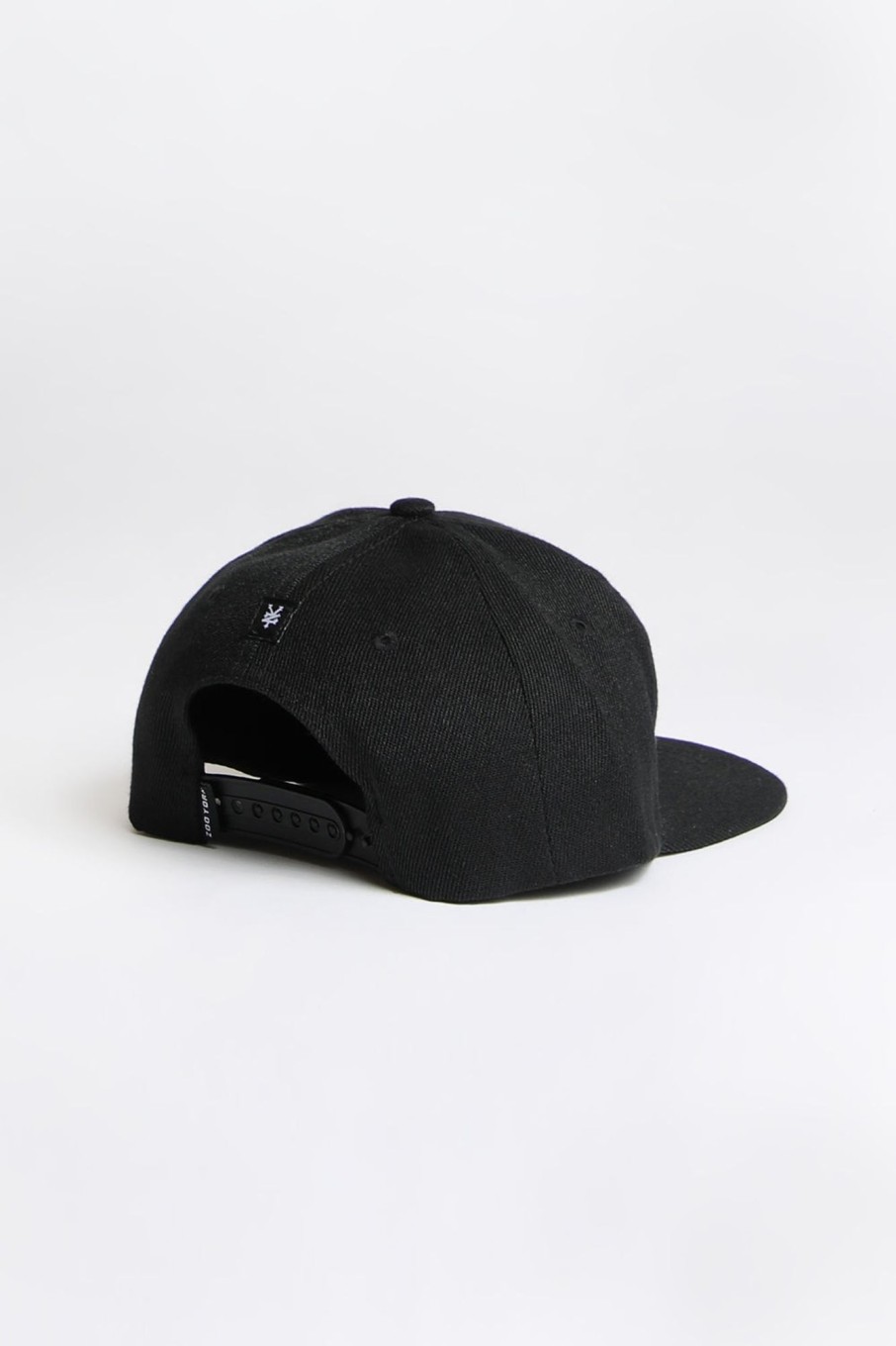 Youth Zoo York | Zoo York Youth Embroidered Logo Flat Brim Hat Black