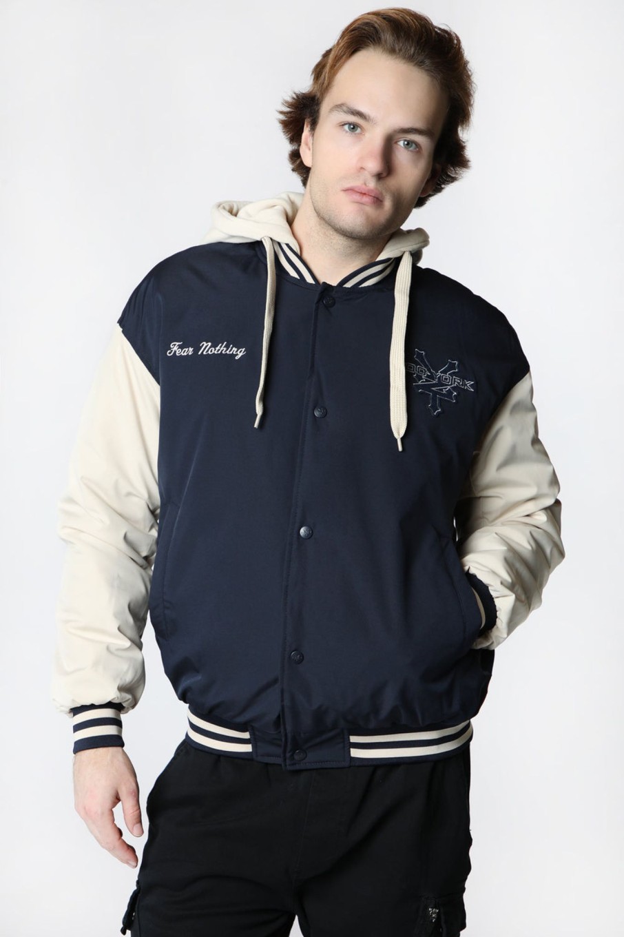 Mens Zoo York | Zoo York Mens Varsity Jacket