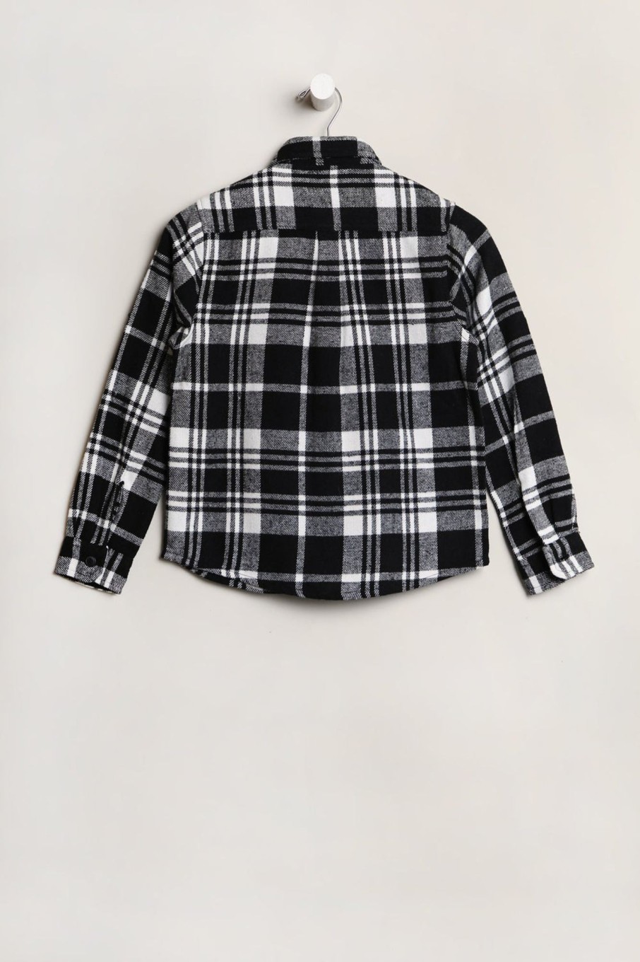 Youth Amnesia | Amnesia Youth Flannel Plaid Button-Up Black