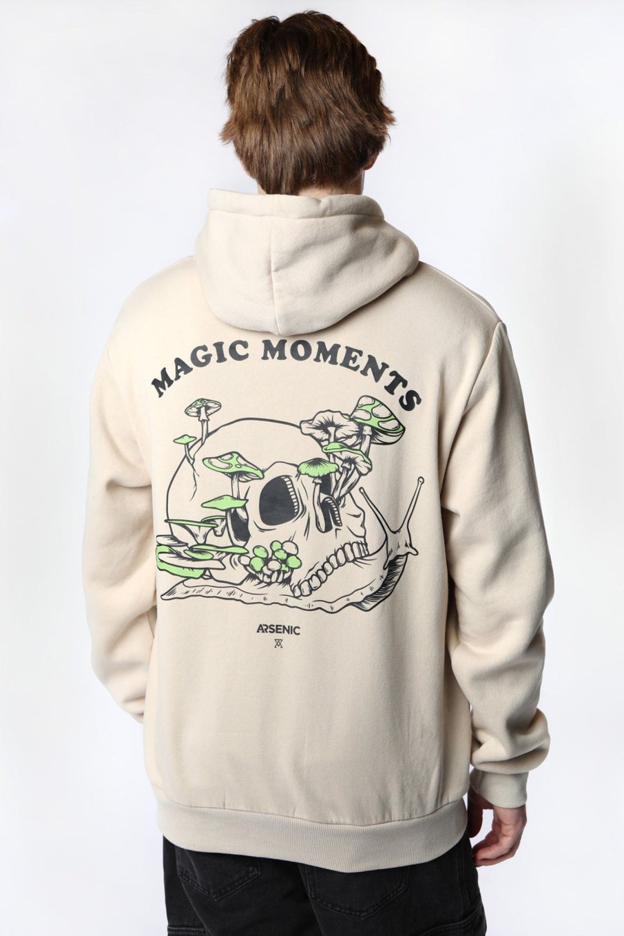 Mens Arsenic | Arsenic Mens Magic Moments Hoodie Natural