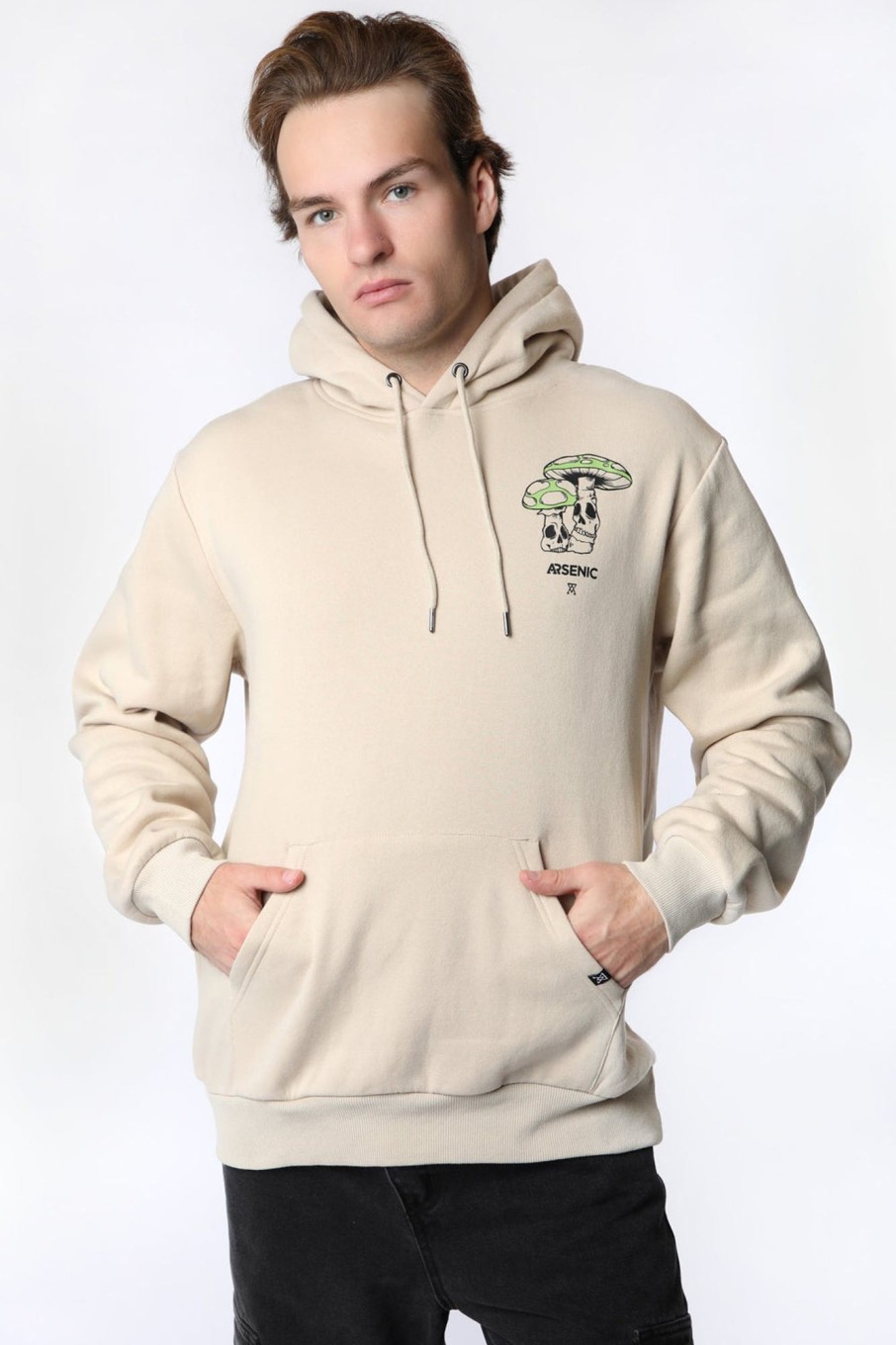 Mens Arsenic | Arsenic Mens Magic Moments Hoodie Natural