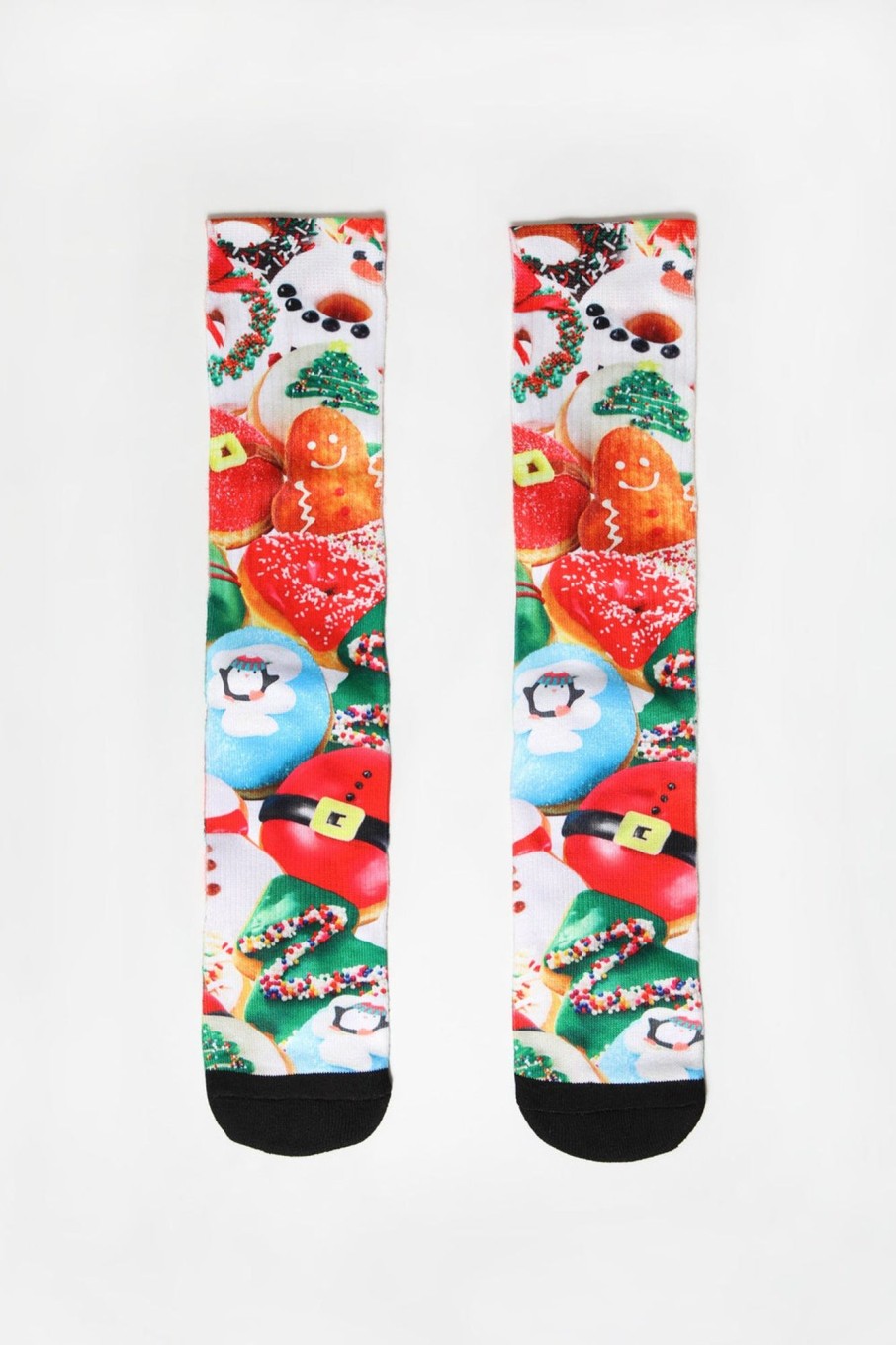 Mens Zoo York | Zoo York Mens Holiday Treats Crew Socks Red