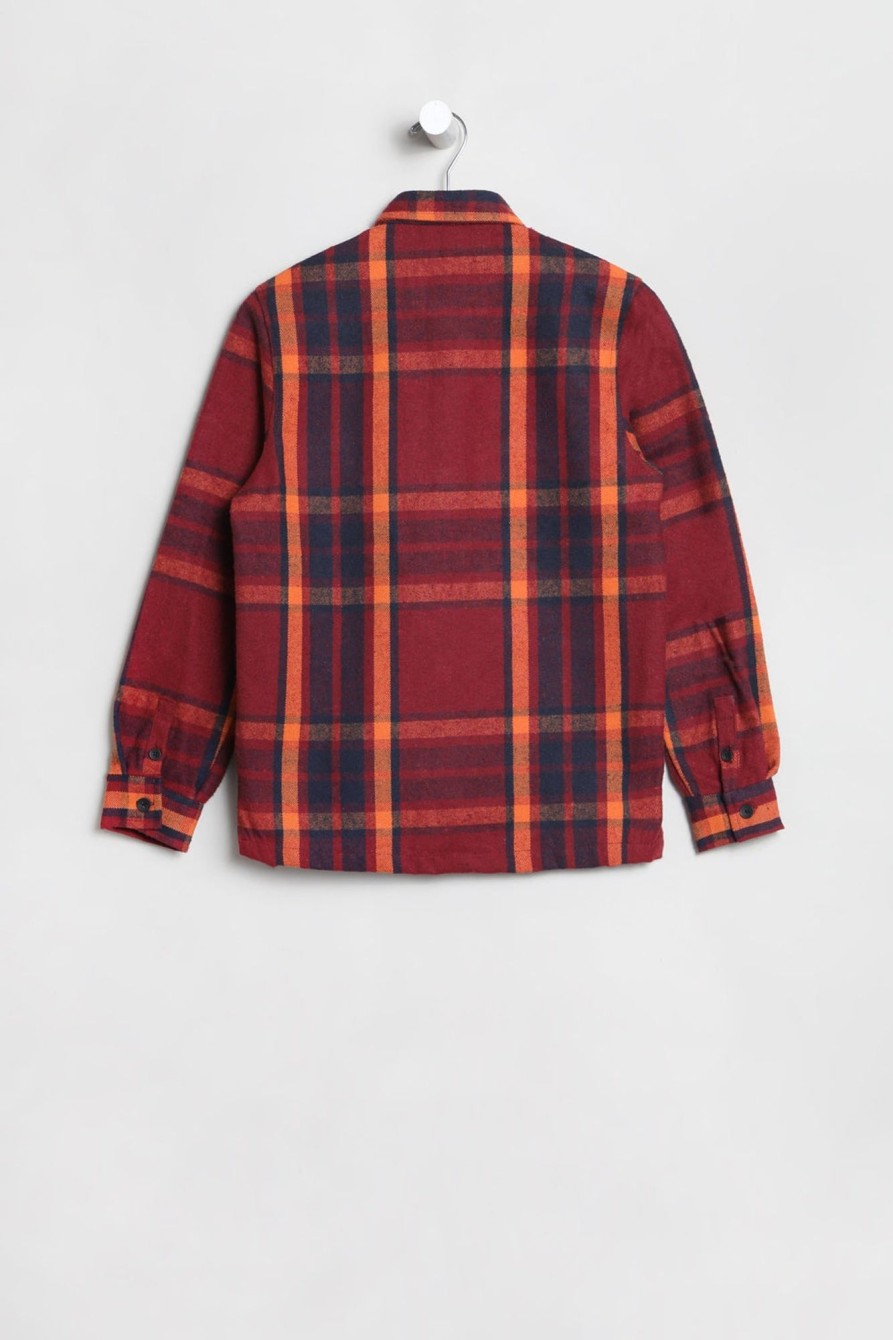 Youth Amnesia | Amnesia Youth Plaid Button-Up Red