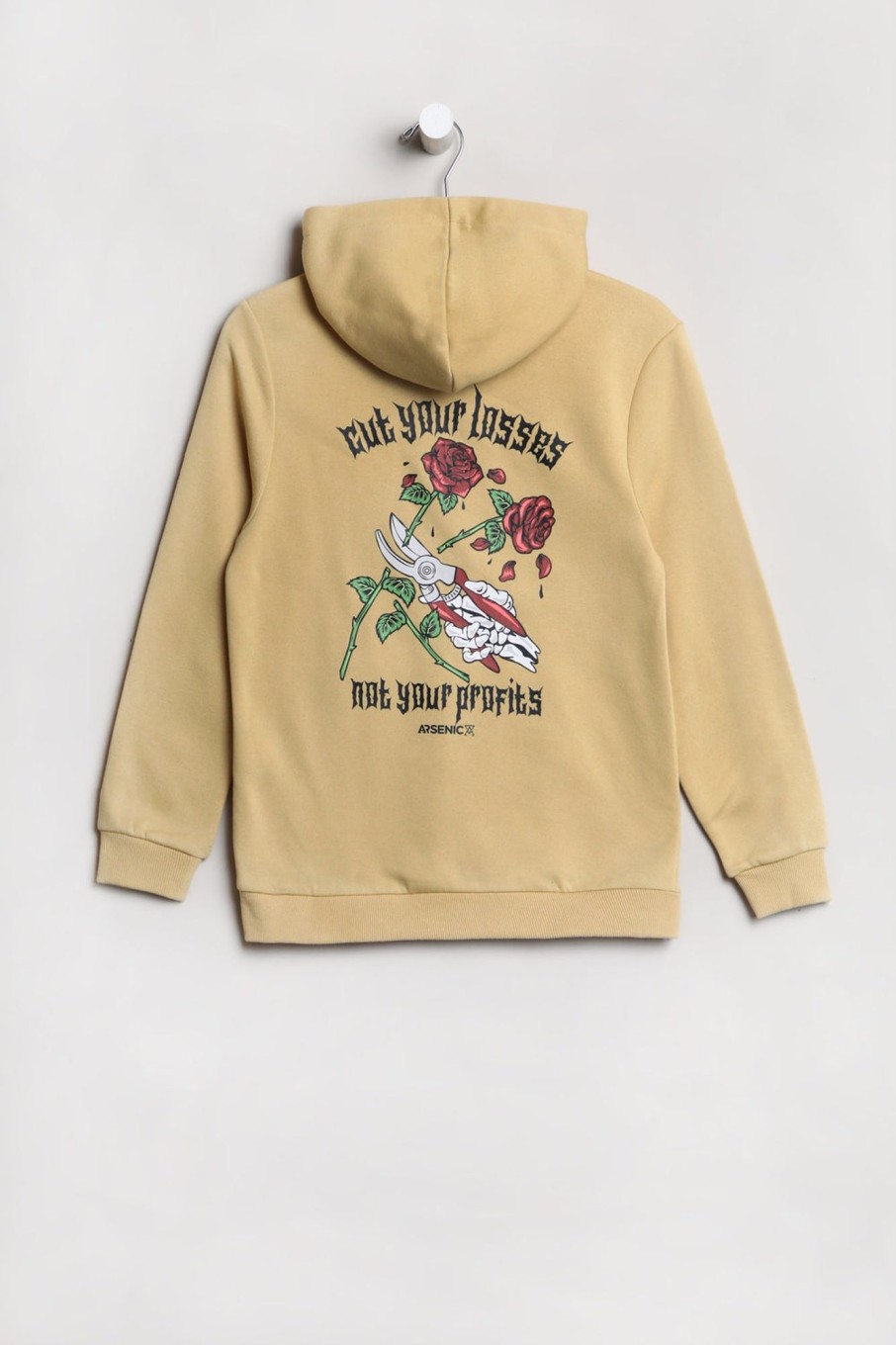 Youth Arsenic | Arsenic Youth Cut Your Losses Hoodie Pale Yellow