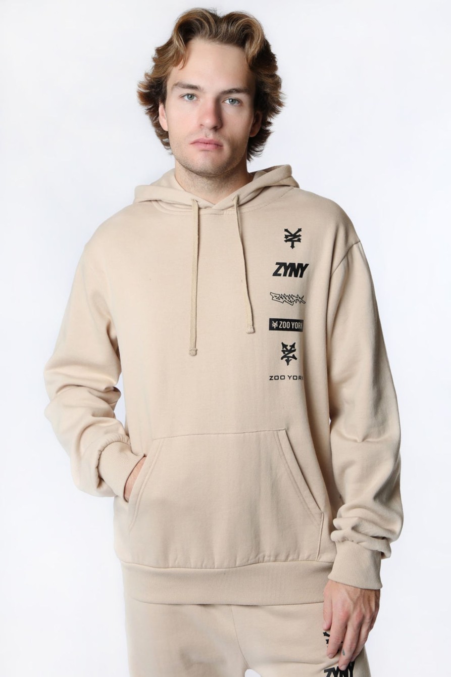 Mens Zoo York | Zoo York Mens Multi Logo Hoodie