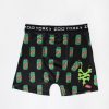 Mens Zoo York | Zoo York Mens Mtn Zoo Boxer Brief Black