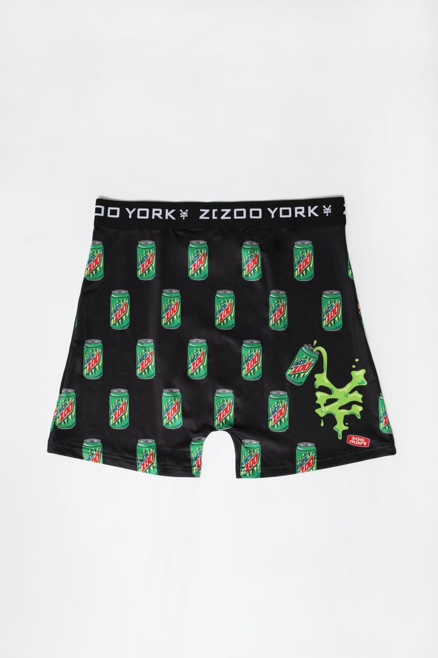 Mens Zoo York | Zoo York Mens Mtn Zoo Boxer Brief Black