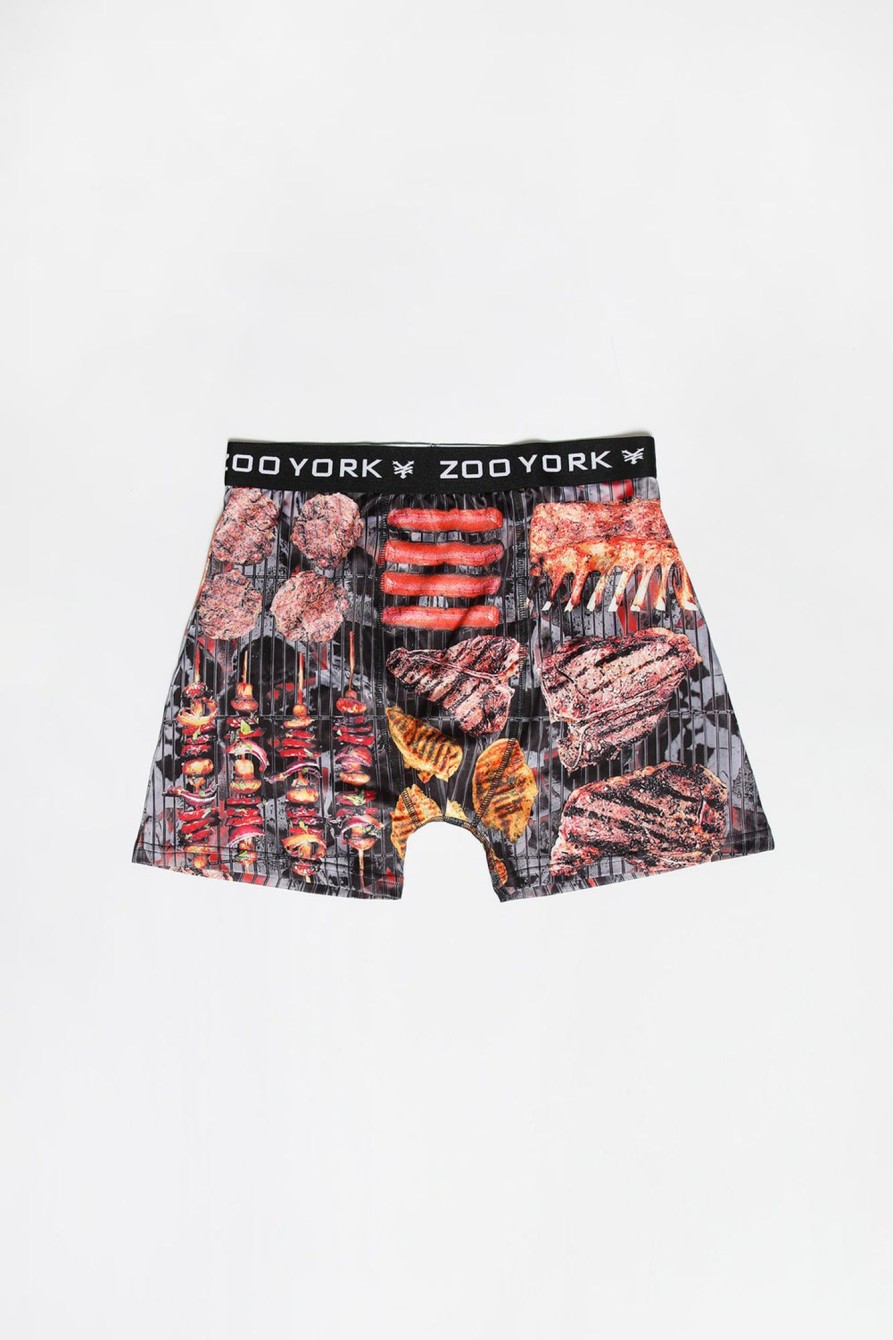 Youth Zoo York | Zoo York Youth Bbq Boxer Brief Brown