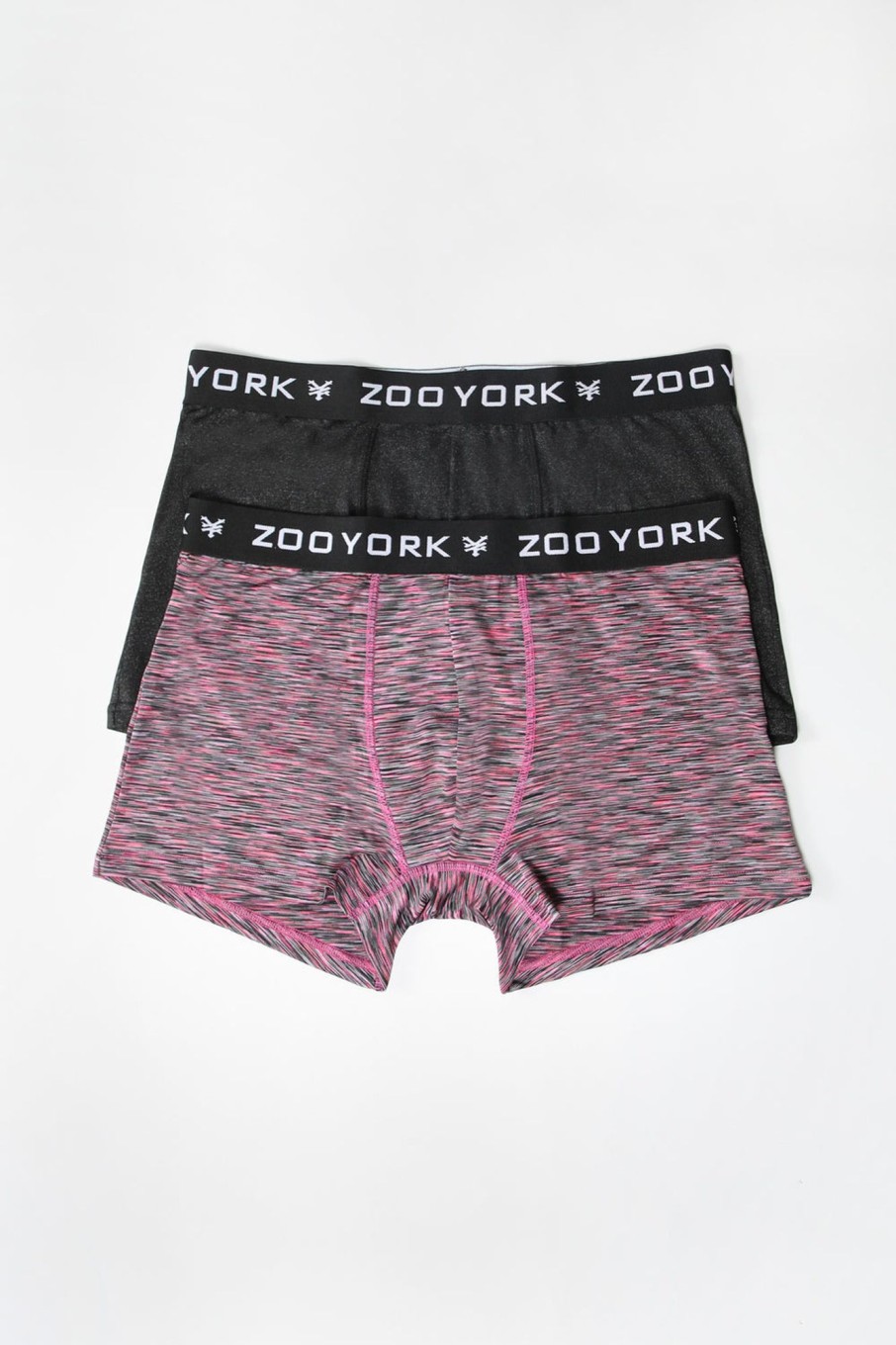 Mens Zoo York | Zoo York Mens 2-Pack Space Dye Boxer Briefs