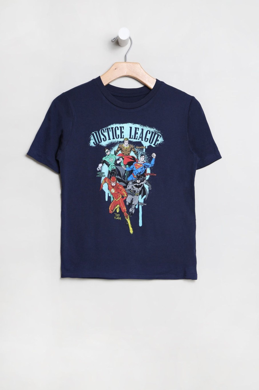 Youth West49 | Youth Justice League Graphic T-Shirt Navy