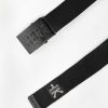 Mens Zoo York | Zoo York Youth Web Solid Belt Black