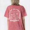 Womens Enygma | Womens Enygma Oversized Go Outside T-Shirt Rose